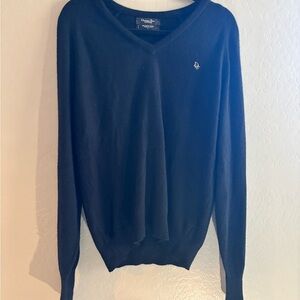 Dior Elegant Black V-Neck Sweater